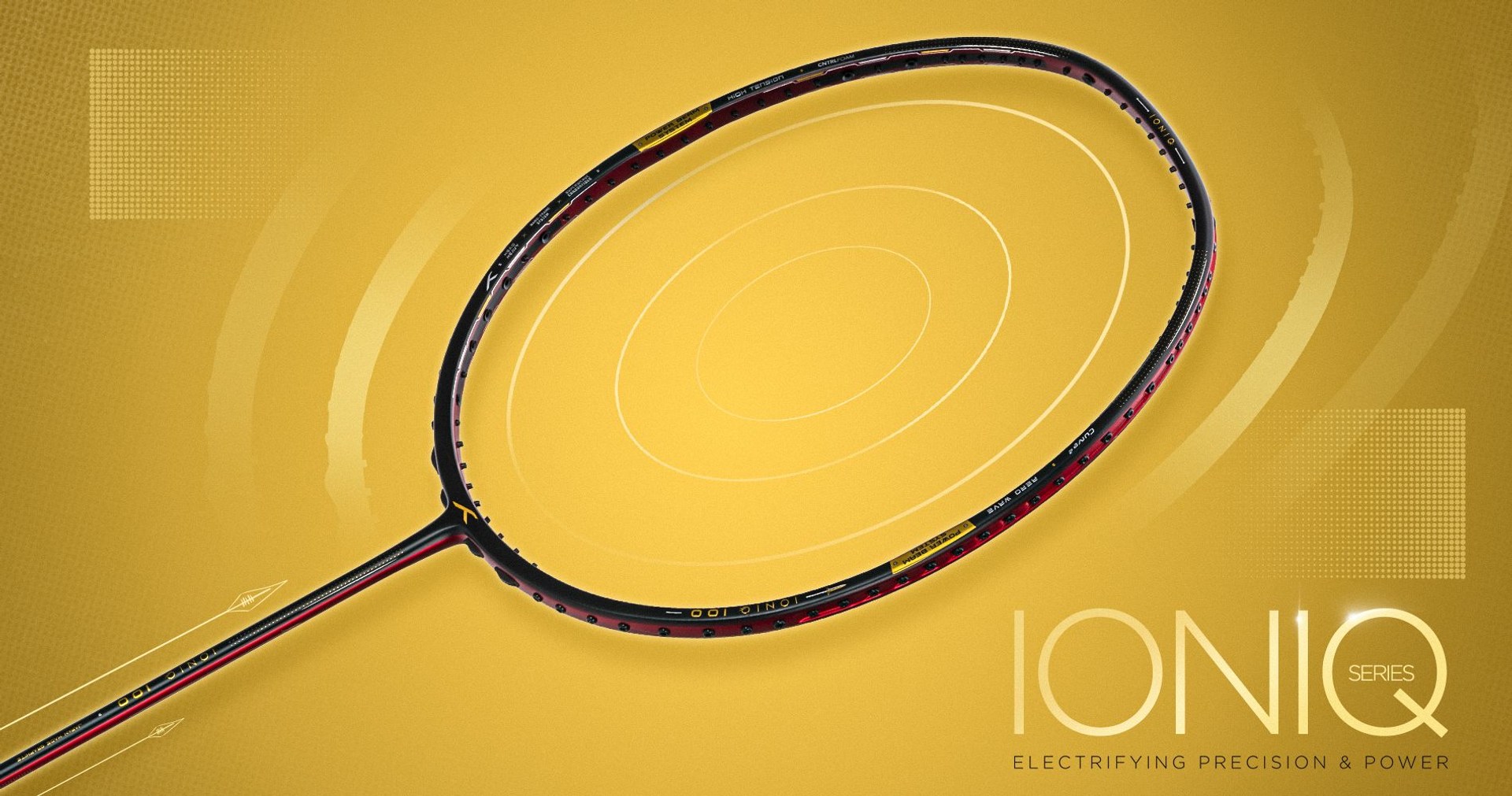 Hundred Ioniq Series Badminton Rackets