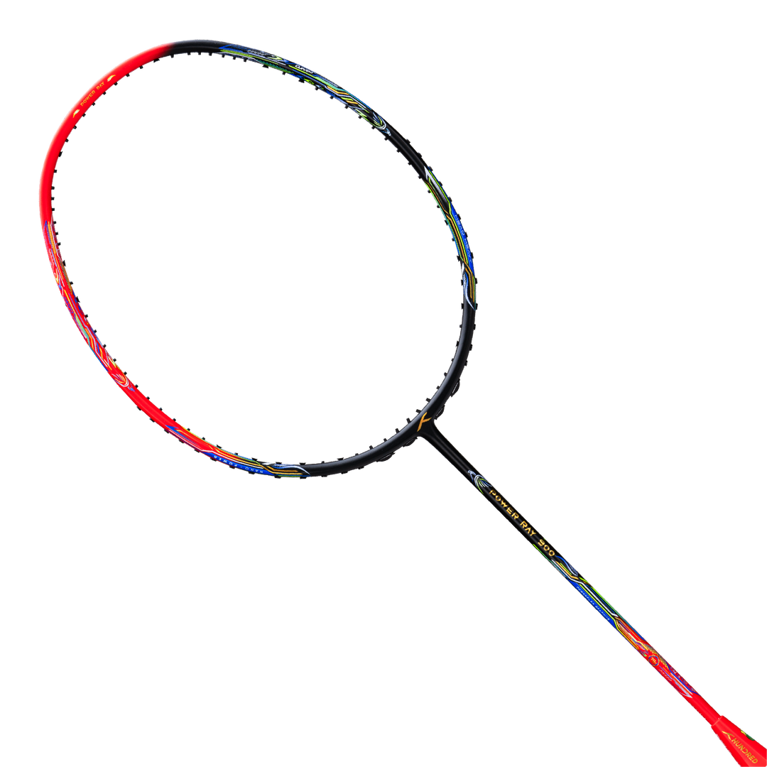 Hundred POWER RAY 900 Badminton Racket - BLACK/RED