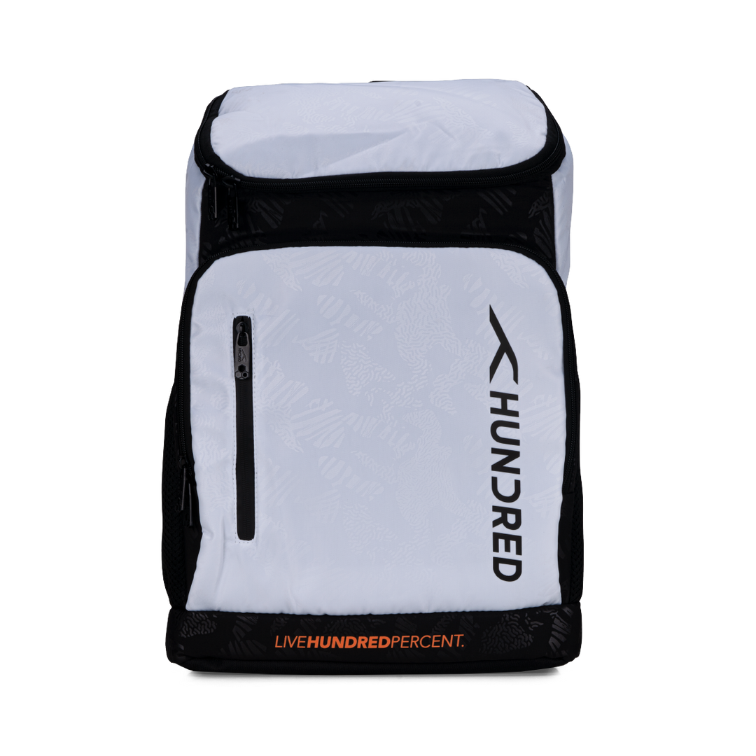 Square Cut Backpack - White