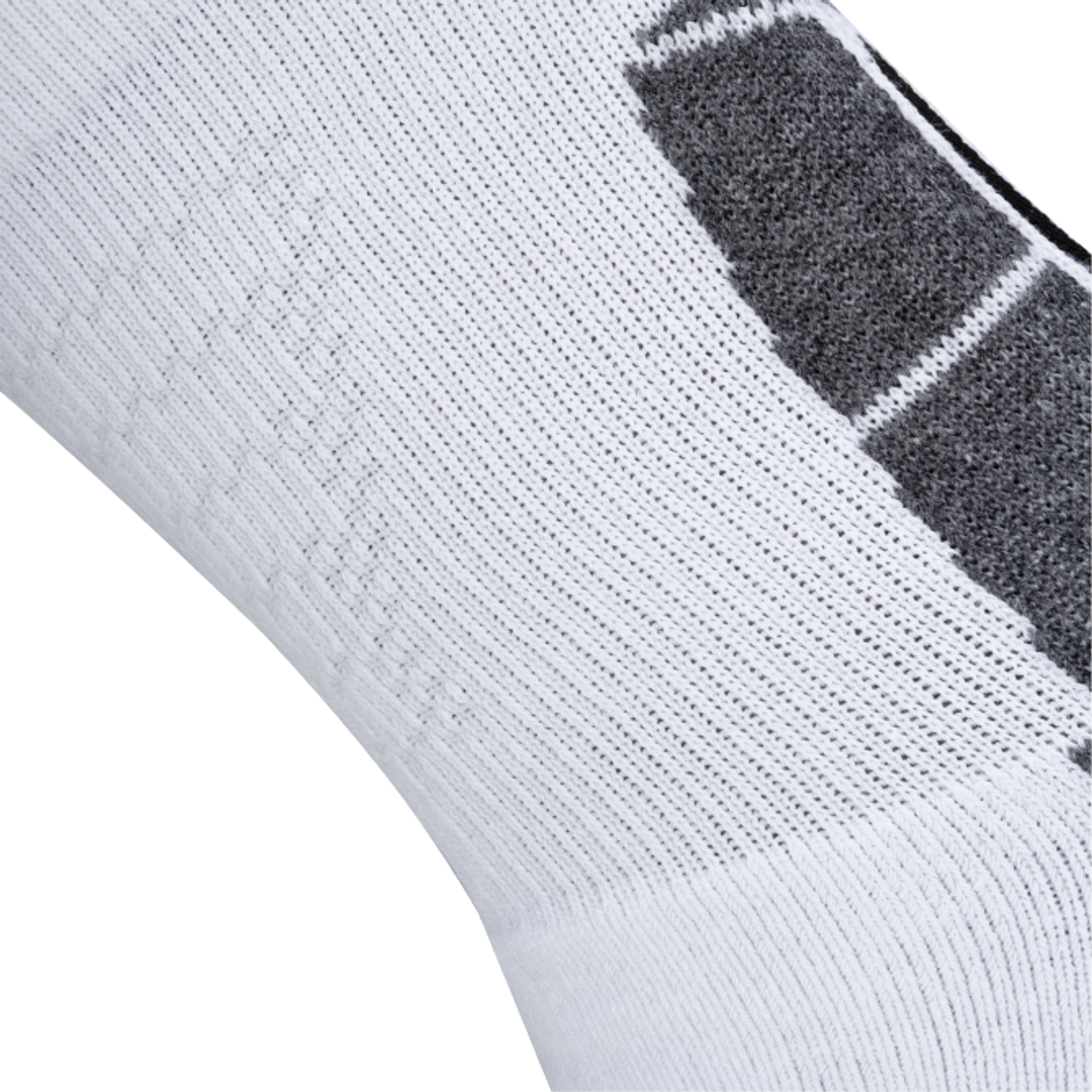 Ace High Quarter Length Performance Sports Socks_White