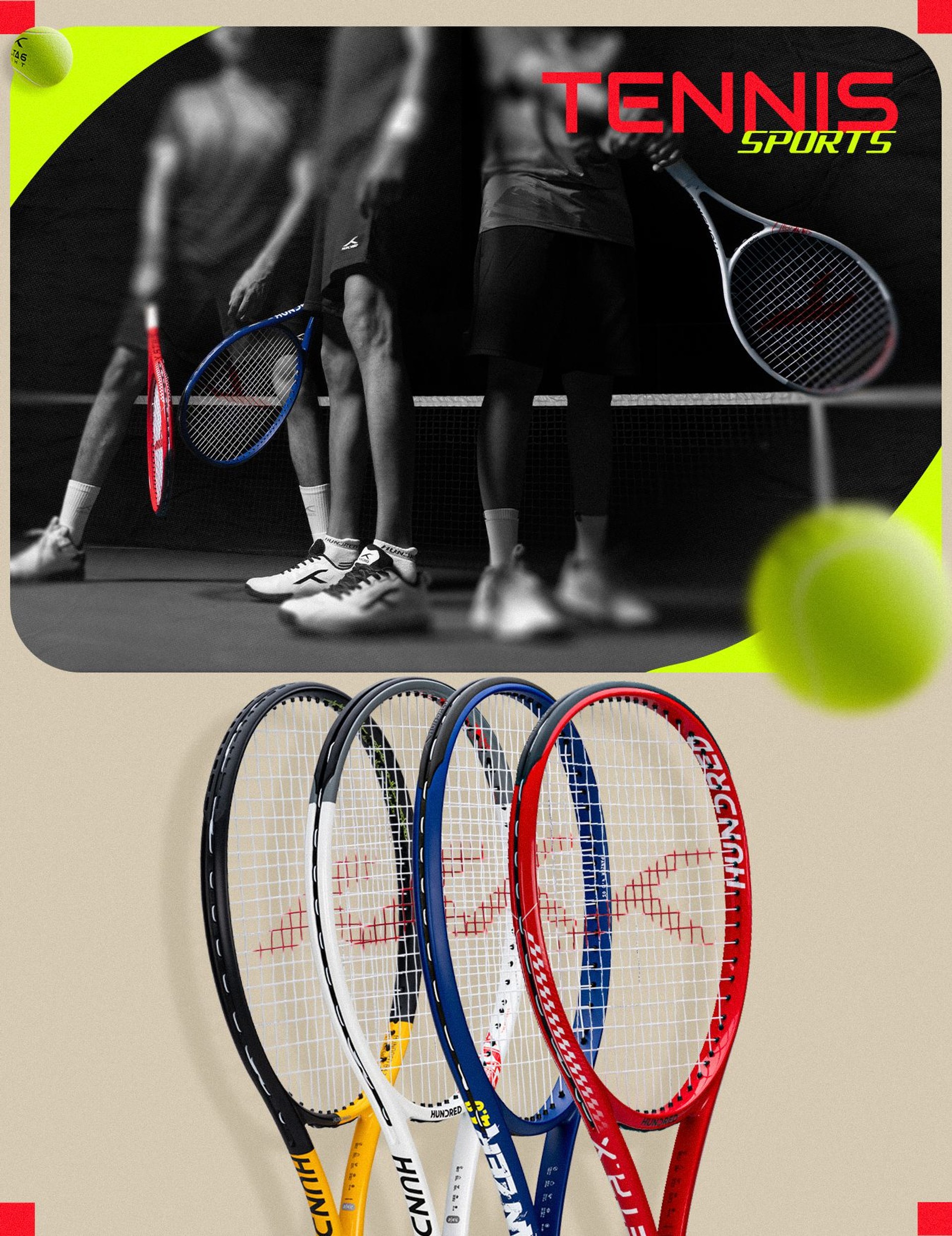 Hundred Tennis Store : Shop Tennis Rackets and Shoes