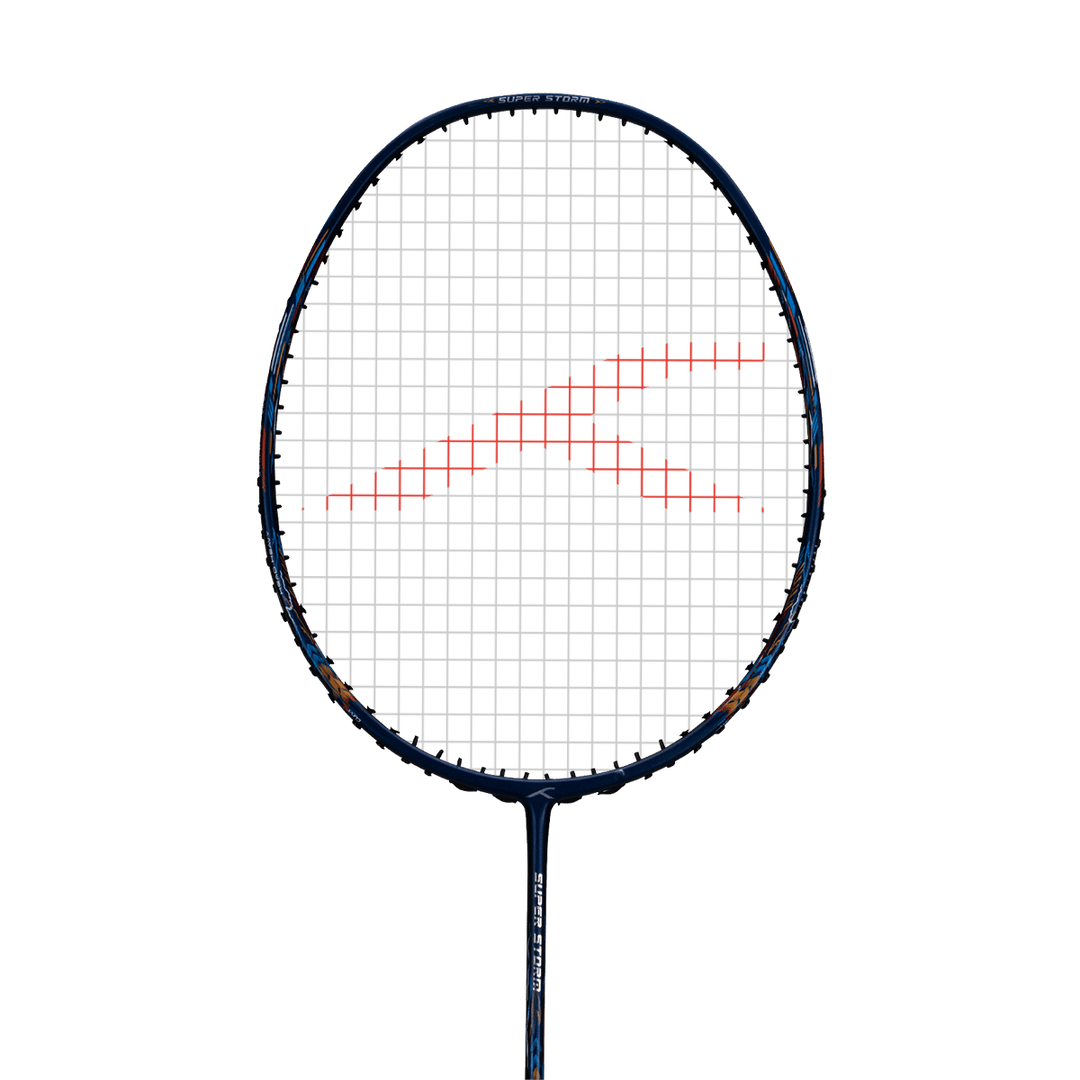 Hundred SuperStorm Strung Badminton Racket (Navy)